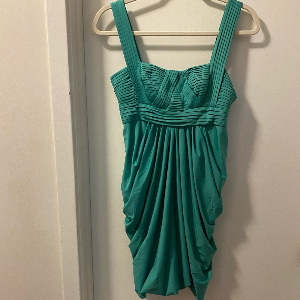 BCBG Max Azria mini dress green XS